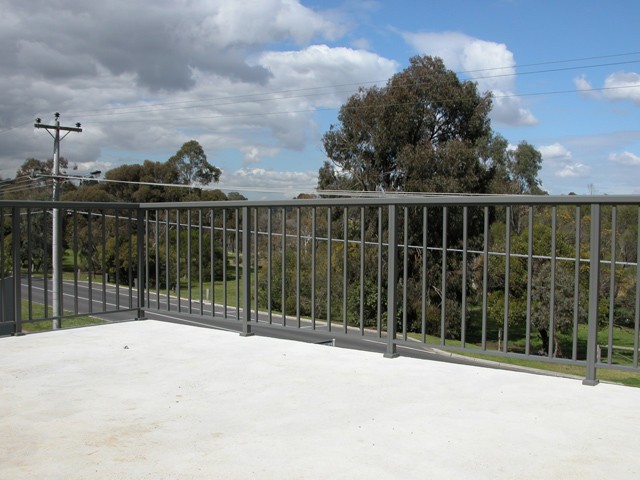 Balaustrada de aluminio para balcón
