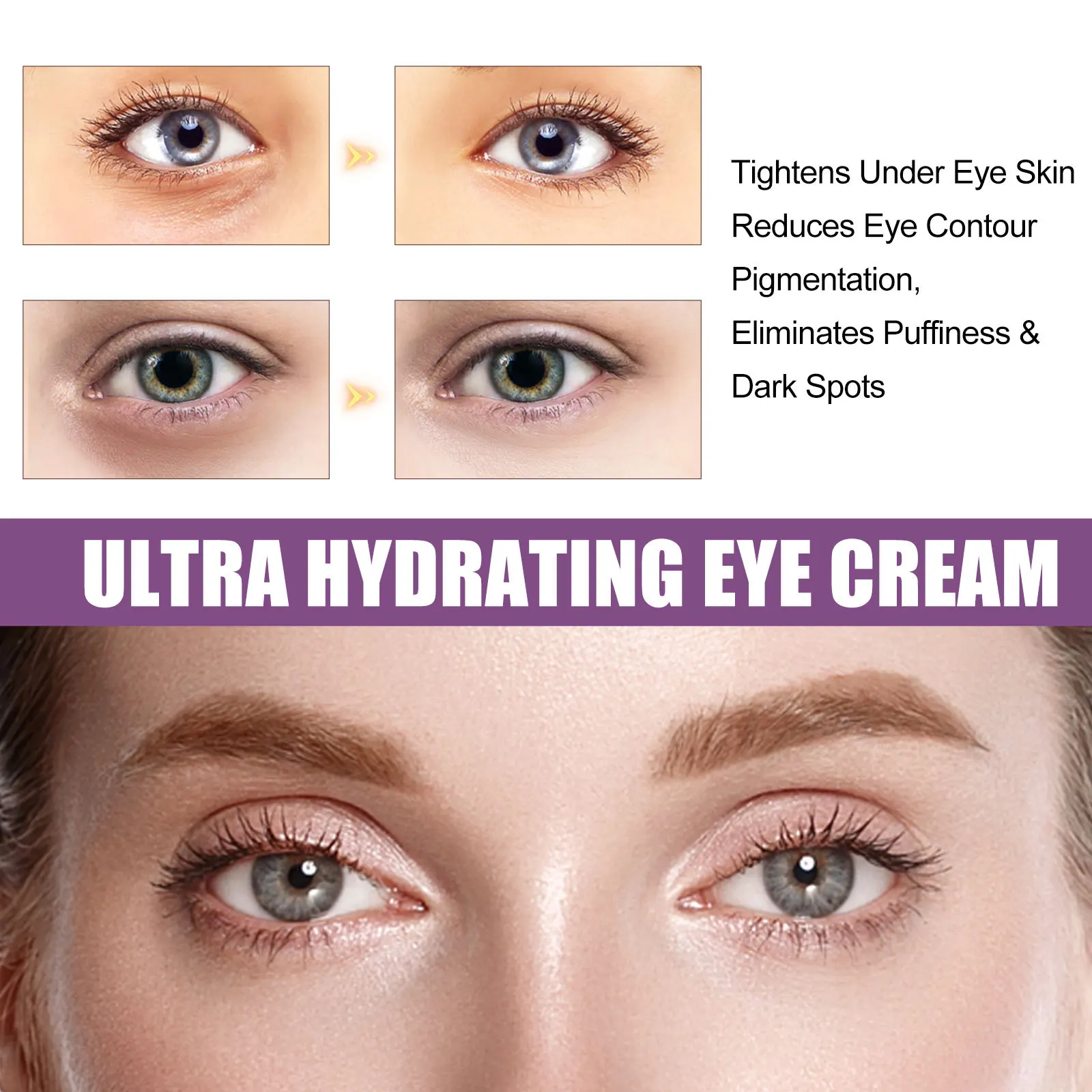 Retinol eliminar arrugas crema de ojos reafirmante instantáneo levantamiento desvanecimiento líneas finas bolsas de ojos Anti círculo oscuro brillo belleza cuidado de la piel