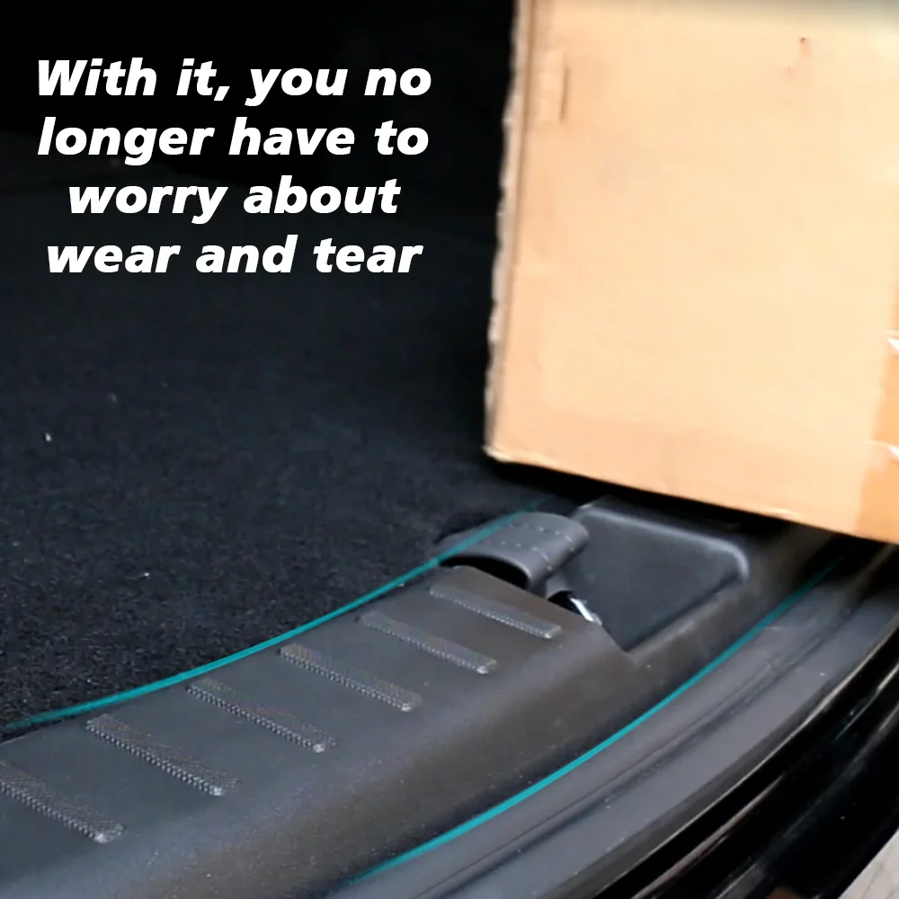 For Tesla New Model Y LAUNCH 2025  Juniper 2025+  Trunk Threshold Strip TPE  Anti Scratch Protection Lid