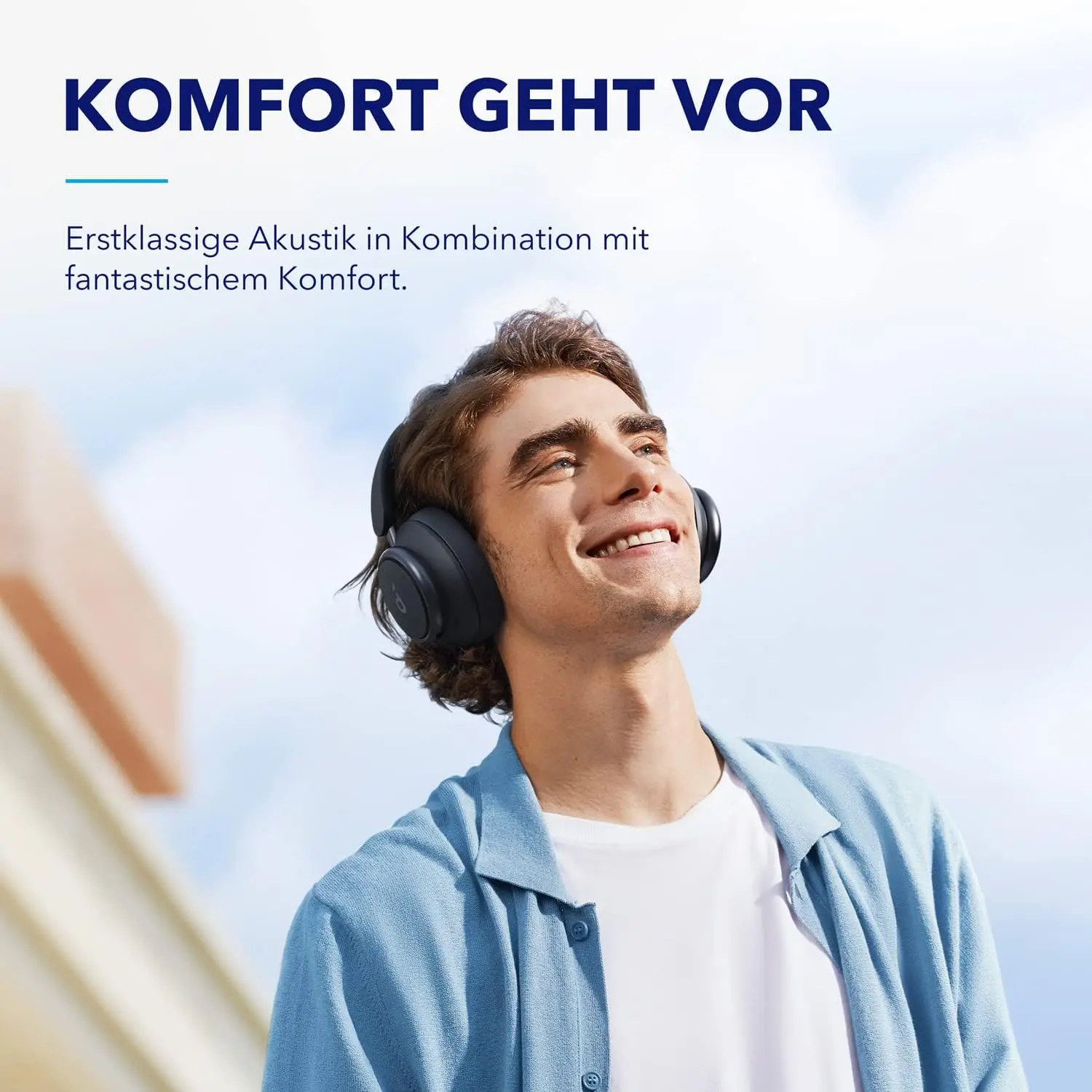 soundcore by Anker Space Q45 Bluetooth Headphones, Adaptive Active Noise Cancelling up to 98%, 50 Hours Playback, App Control, L