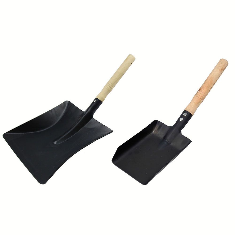 Chimney Shovel Fireplace Tools Steel Dustpan Ash Shovel Fireplace Cleaning Tool Wood Burner Accessories