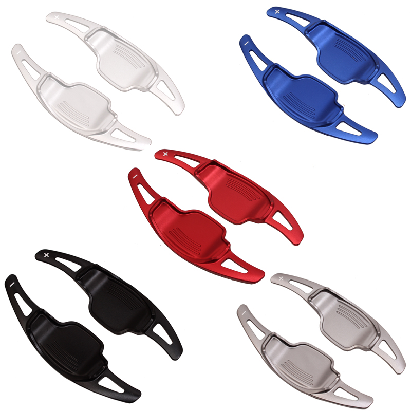 シボレーカマロのための2012 2013 2014 2015アルミ合金車のホイールのシフトパドルシフター延長2個車の装飾アクセサリー