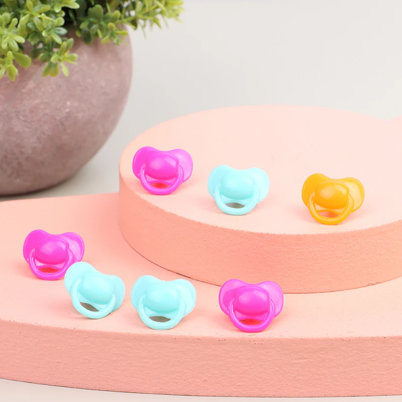 20 ชิ้น Miniature ตุ๊กตา Pacifier Expression Pacifier ของเล่นพลาสติกของเล่น Playhouse ของเล่นเด็กบ้านตุ๊กตา