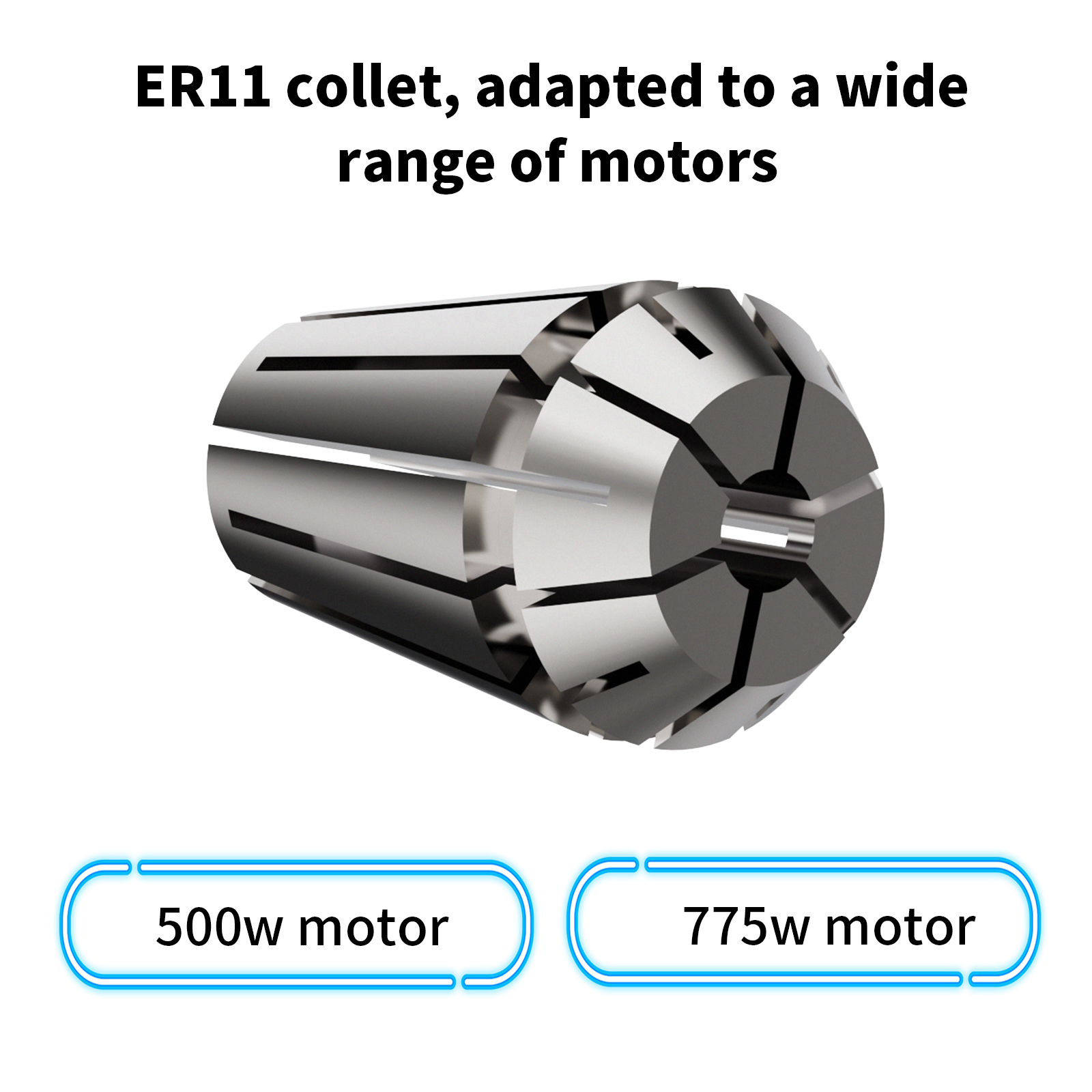 TWOTREES-Motor de fresado de husillo CNC de 800W para corte y grabado de Metal TTC450, enrutador de madera CNC, herramienta de enrutador compacta con estuche