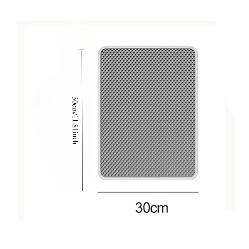 Cat Litter Mat With Gift Double Layer Waterproof Pet Litter Box Mat Non-slip Sand Cat Pad Washable Bed Mat Clean Pad Products