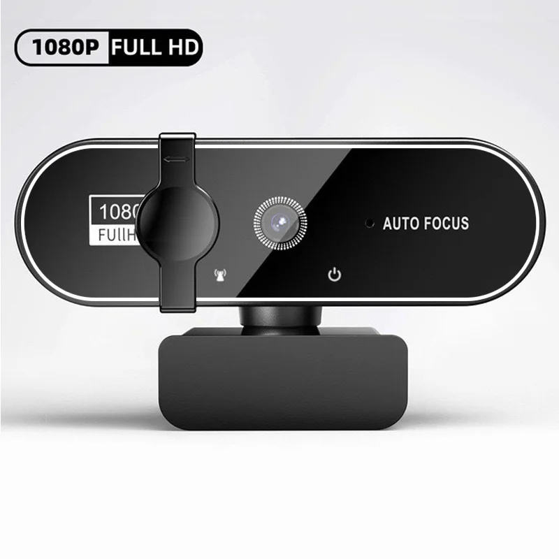 1080P Full HD-webcam met ingebouwde microfoon - USB-autofocuscamera voor pc-laptop Ideaal voor video-opnameconferenties