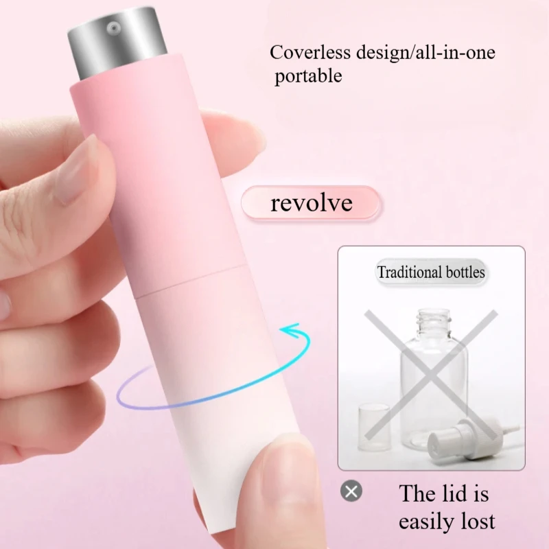 8ml Perfume Atomizer Portable Liquid Container for Cosmetics Traveling Mini Alcochol Spray Bottles Empty Perfume Refill Bottle