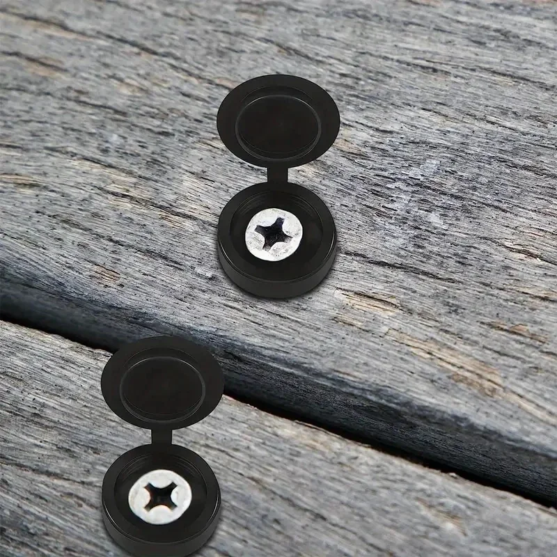 10/100 Stück Schraube dekorative Abdeckung Kreuzschraube Nagelkappe Klappschnalle für Auto Möbel dekorative Muttern Abdeckung Schrauben Hardware