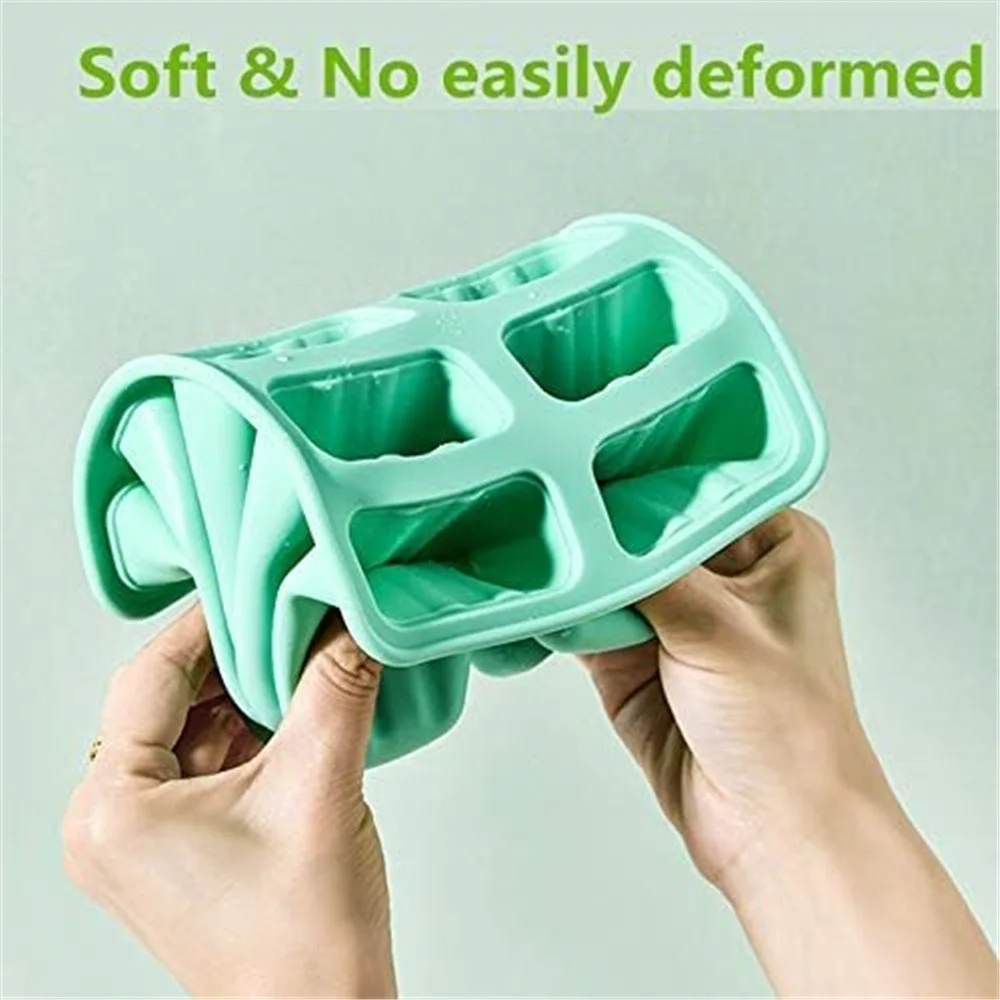 Popsicle molds 10 Pieces Popsicle Molds Silicone BPA Free Ice Pop Easy Release Popsicle Mold 10 sticks Ice Pop Easy Release Mold