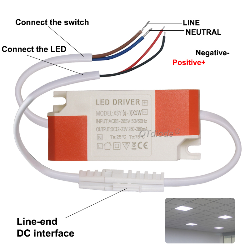 LED Driver Transformer 3W 5W 7W 12W 18W 20W 25W 36W 300mA Power Supply Constant Current Adapt 12v 24v For LED Lights DIY Panel