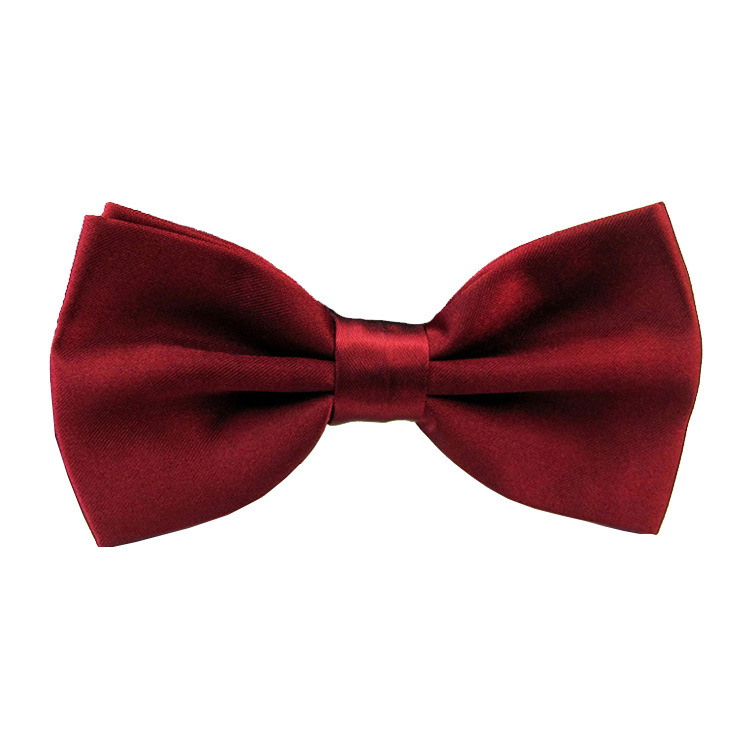 Classique hommes noeud papillon garçons filles enfants noeud papillon mode couleur unie vert rouge noir blanc vert cravates de mariage accessoires