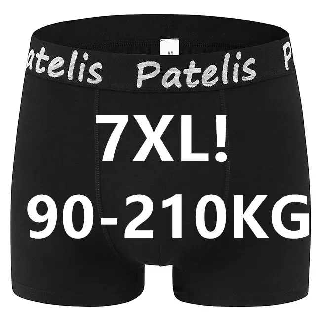 Duży rozmiar bielizny męskiej Bokserki Majtki 7XL dla 90-210kg Duży rozmiar Szorty Wygodne pełne bawełniane majtki męskie Ropa Interior Hombre