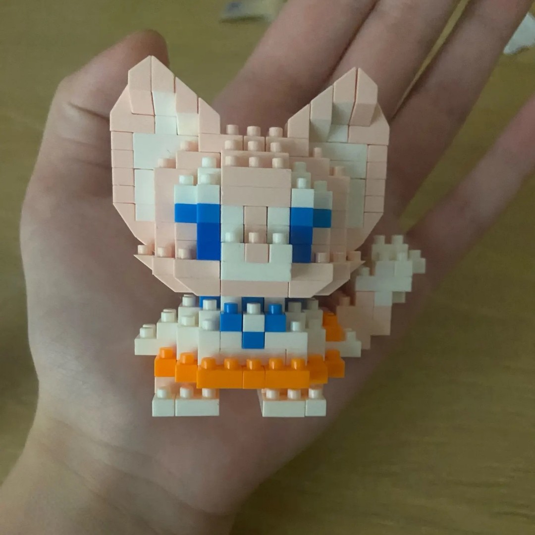 ディズニー 108 スタイルステッチリナベルハローキティビルディングブロックプリンセス漫画フィギュアレンガ子供の組立おもちゃモデルギフト