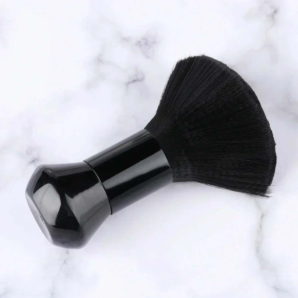 Brosse à cheveux noire pour salon de coiffure, plumeau de livres de balayage de cou, outils de coupe de cheveux, accessoires de barbier