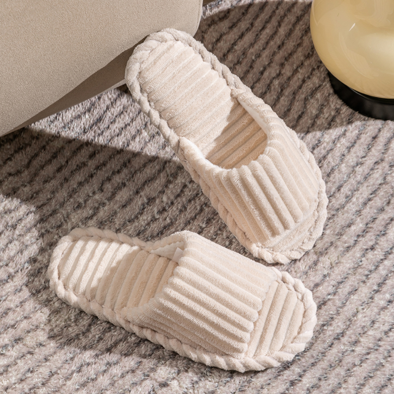 Chinelos de salto plano de cor sólida feminino interior e quarto leve conforto antiderrapante dedo do pé aberto chinelos respiráveis para toda a temporada