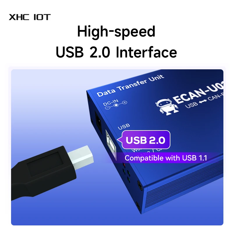 KÖNNEN zu USB Konverter KÖNNEN 2,0 Debugger Bus Analyzer XHCIOT ECAN-U01S KÖNNEN-BUS Bidirektionale 2-Weg Transceiver Tragbare relais