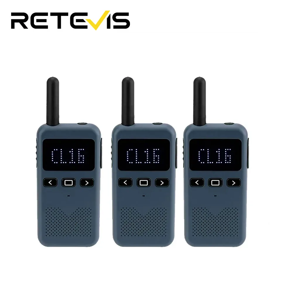 Walkie Talkie Mini Retevis USB tipo C teléfono RB619 PMR 446 Radio Walkie-talkies 3 uds Radio bidireccional radio portátil PTT Hotel