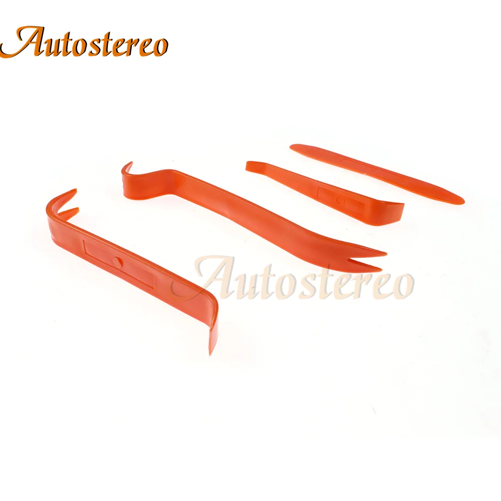 Herramienta de desmontaje portátil para coche, Panel embellecedor de extracción de Audio, tablero, reproductor de CD y DVD, desmontaje especial, Radio electrónica Android, 4 Uds.