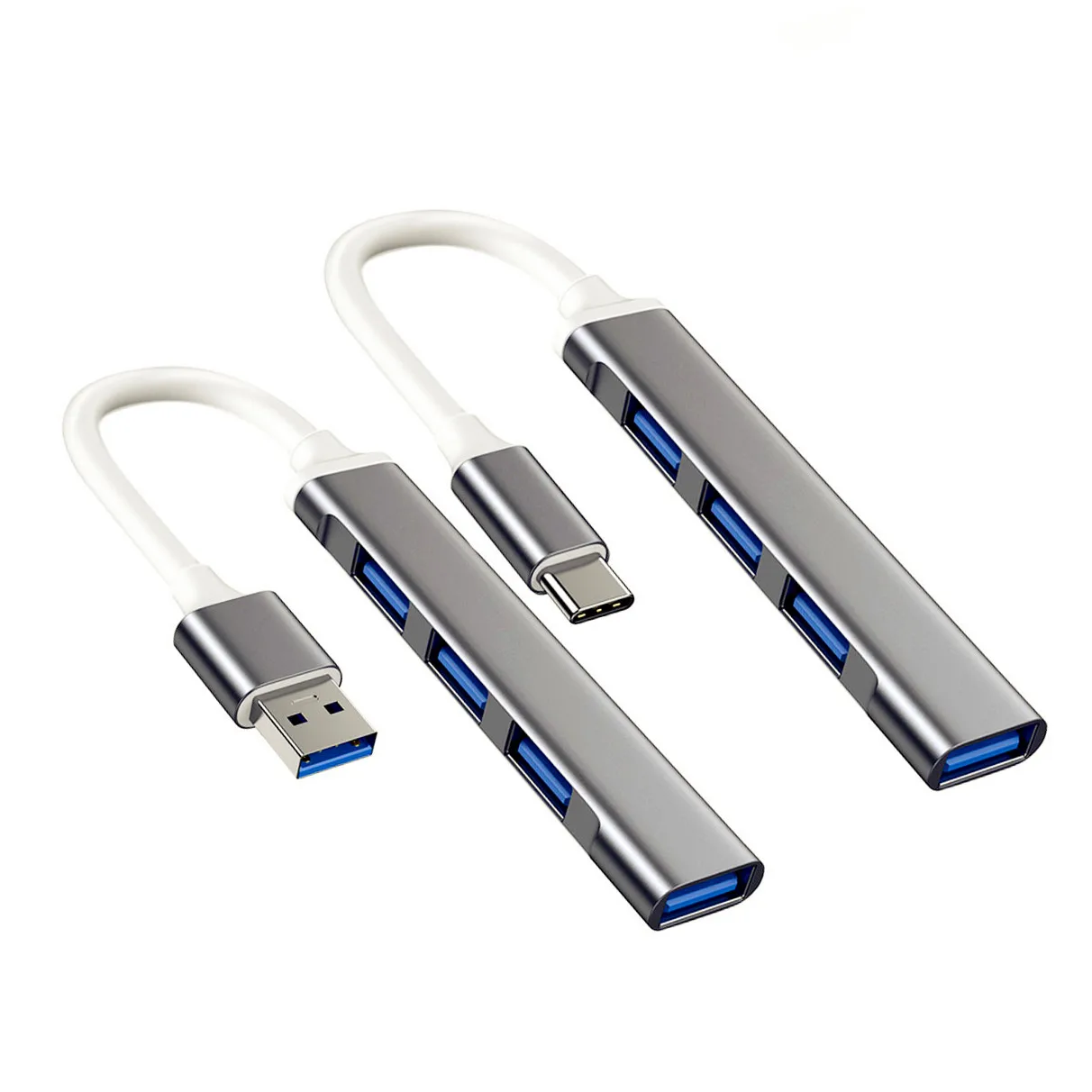 USB 3.0 Hub 4 Cổng USB Tốc Độ Cao Loại C Bộ Chia 5Gbps Cho Máy Tính Phụ Kiện Máy Tính Đa Cổng HUB 4 Cổng USB 3.0 2.0