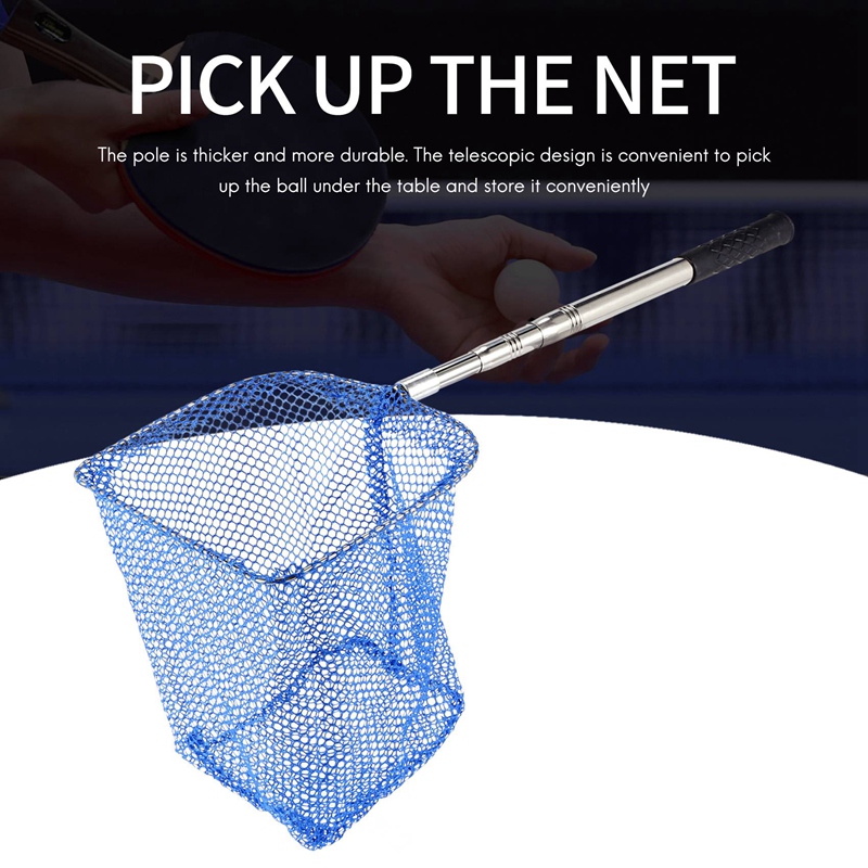 Tragbare Teleskop Scoop Net Tischtennis Ball Picker Net Tischtennis Ball Picker Container Training Werkzeug Für Ball