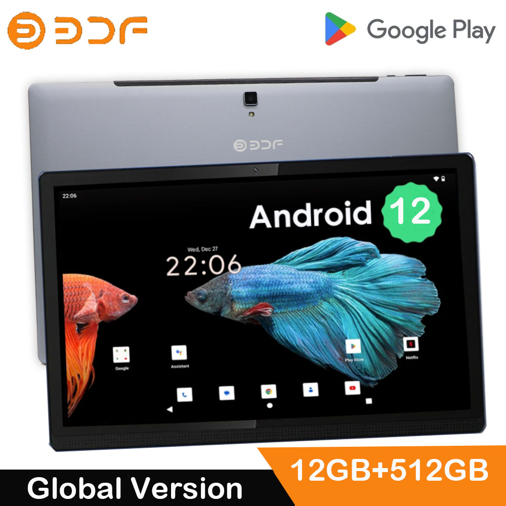 Original BDF Pro Tablet Pc 14,6 pulgadas 12GB RAM 512GB ROM Android 12 diez núcleos 4G LTE Internet WiFi Internet BT versión Global