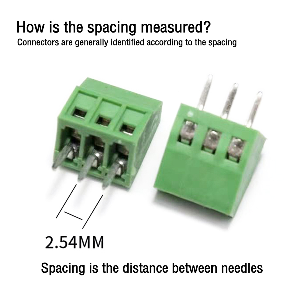10 Teile/satz Grün Kabel terminal KF128 2,54mm PCB Mini Schraube Terminal Block Verdrahtung Stecker KF128-2.54 2P 3P 4P 5P 6P anschlüsse