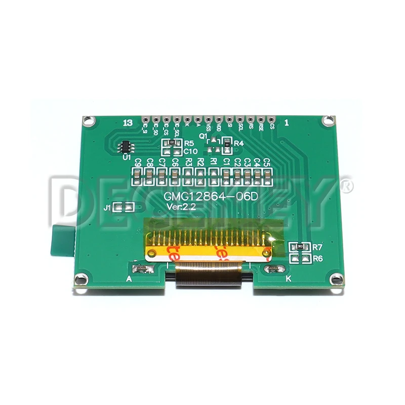 Lcd12864 12864-06D、12864、LCDモジュール、COG、中国語フォント付き、ドットマトリックススクリーン、SPIインターフェース