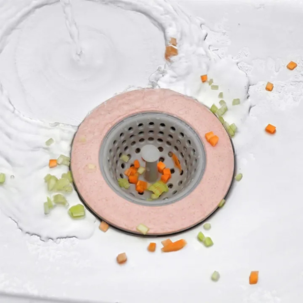 Silikon Anti-Verstopfung Filter Tragbare Waschbecken Sieb Badezimmer Küche Werkzeug für Abflüsse Abdeckung Haar Abfall Stecker Filter Sieb