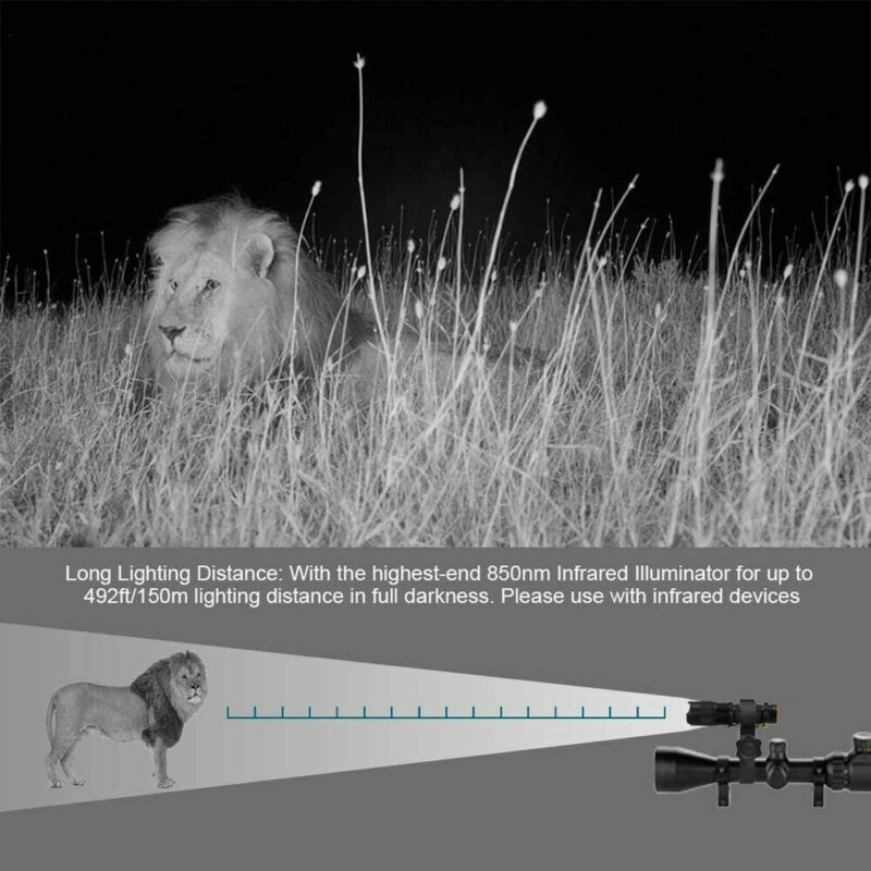 IR 850nm/940nm Infrarot Taschenlampe Jagd Strahlung Nachtsicht licht Zoombare Taktische Taschenlampe Wasserdichte Lampe