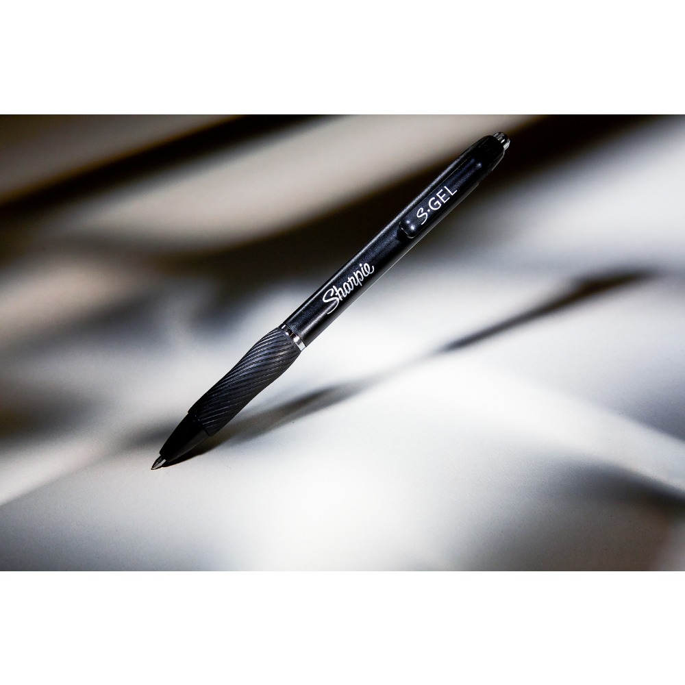 Pens 0.5 mm Pen Point Size, Black Gel-based Ink, 4 Pack