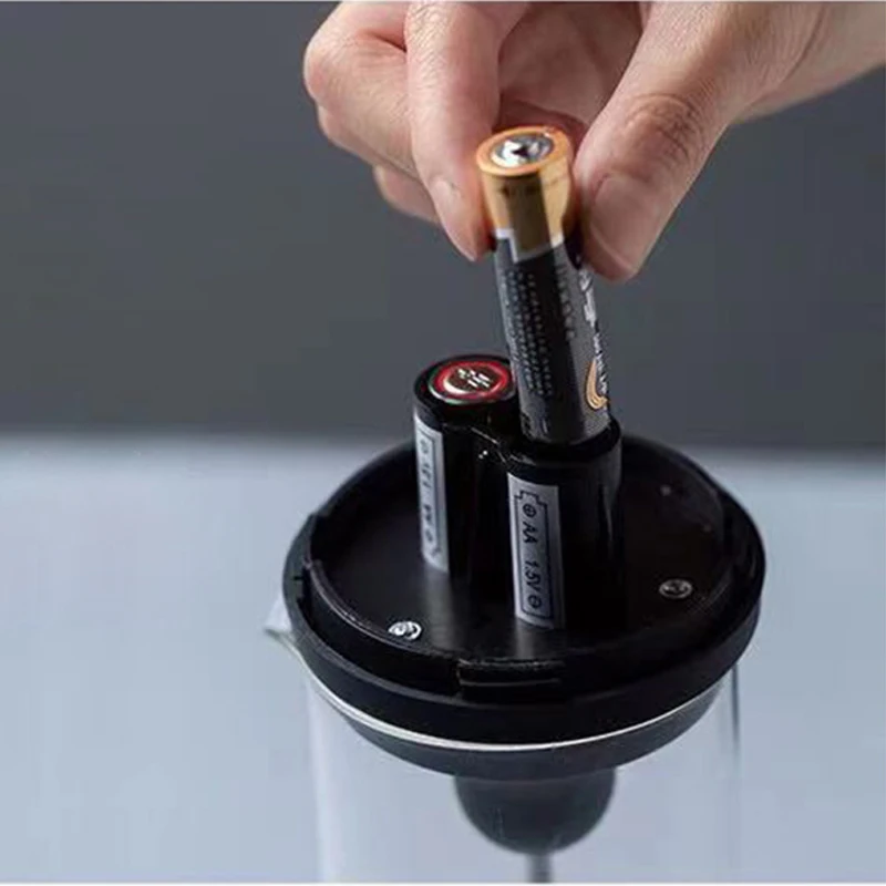 Điện Bọt Sữa Cốc Di Động Bọt Sữa Điện Sữa Rửa Mặt Foamer Cà Phê Máy Tạo Bọt Sữa LắC TrộN Pin Bọt Sữa Bình Cốc