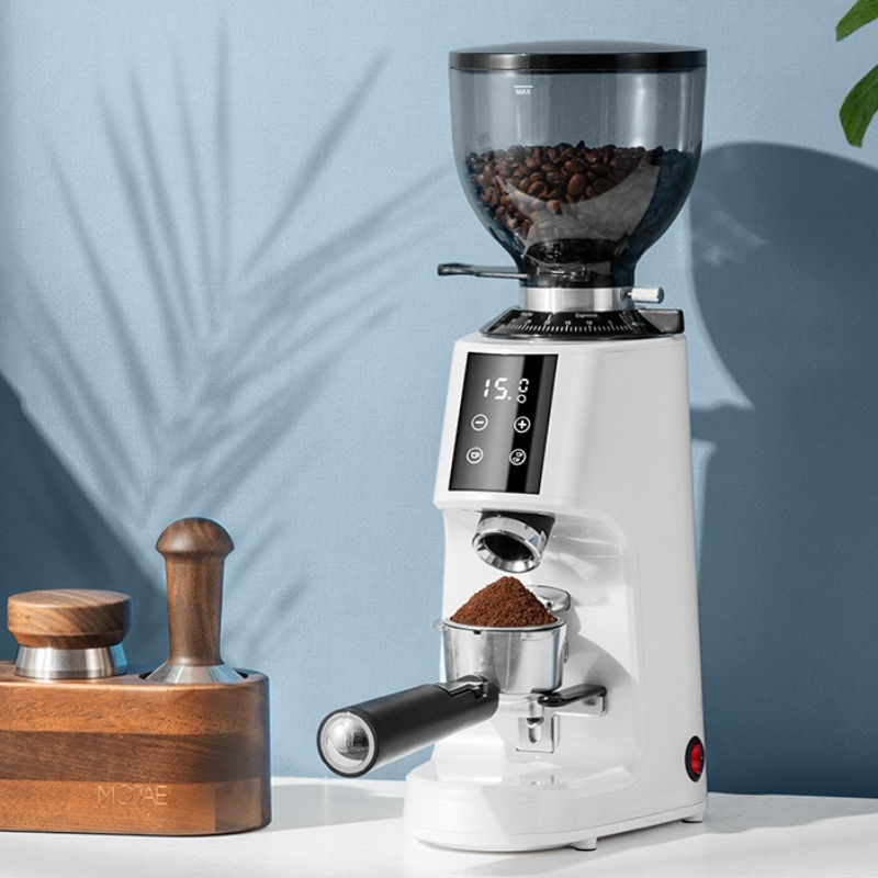 Automatic Coffee Bean Grinder Professional Coffee Bean Grinder with Adjustable Coarseness Smart Touch Screen Coffee Bean Grinder