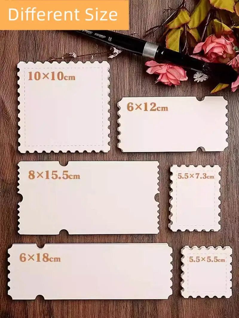 水彩絵の具用紙、スタンプチケット、スタブ、細い線、ポータブル、水彩、画材、25枚、300g