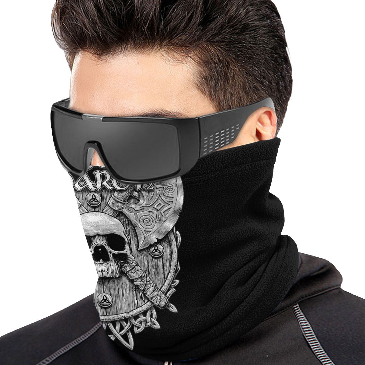 Amon Amarth -Skull Microfiber Neck Gaiter Bandana Scarf Unisex Quick Dry Outdoor Sports