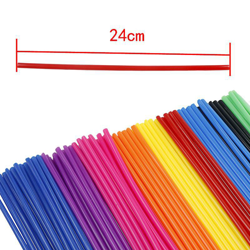 72-delige universele fietsspaakholsterband decoratieve velgbeschermhoezen voor het verbeteren en beschermen van fiets en motorcross