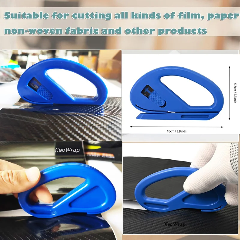 Easy-Glide Wrapping Paper Cutter Safe Razor Blade Design Suitable Ideal for Gift Wrap Crafts & Office Use for Perfect Cuts