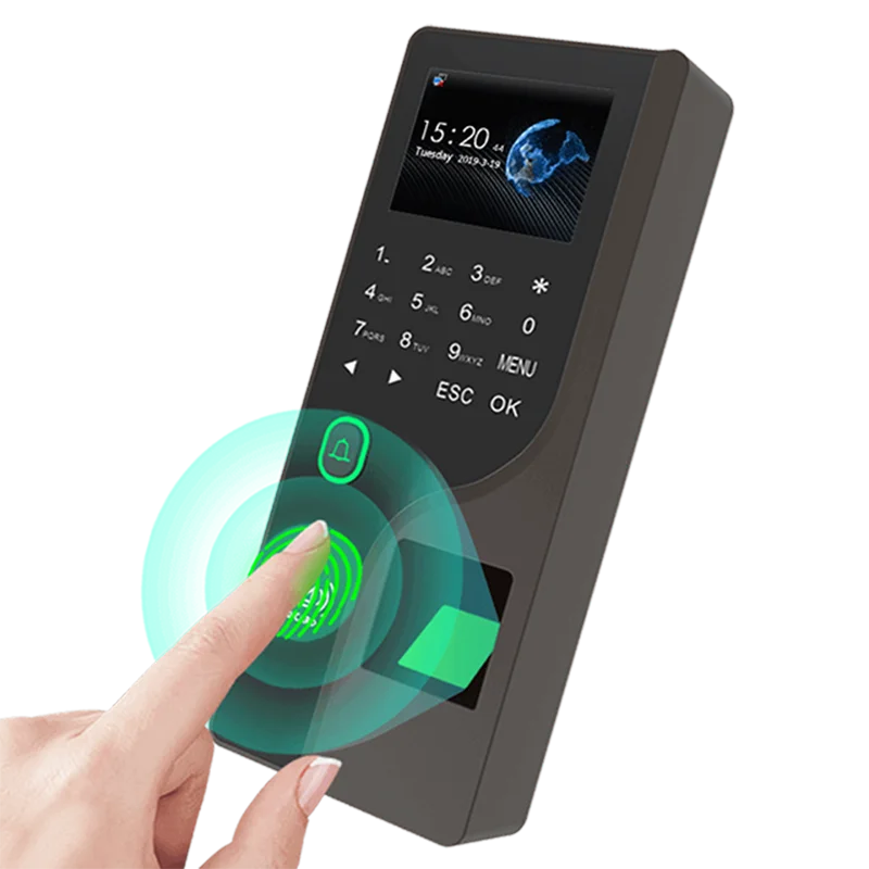 2.4 Oprogramowanie do rejestracji obecności za pomocą linii papilarnych APP Cloud Hasło RFID Kontrola dostępu Skaner linii papilarnych Obecność linii papilarnych pracownika