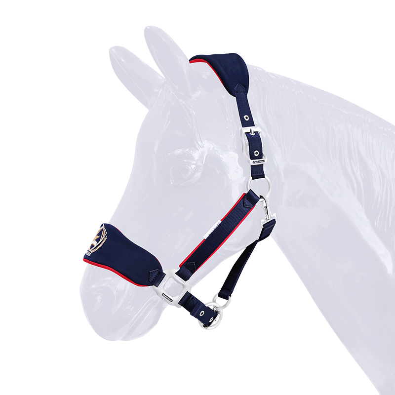 คุณภาพสูง Equestrian Halter Anti-Wear ปรับ Bridle เมื่อขี่ม้าอานเครื่องมืออุปกรณ์กีฬากลางแจ้ง