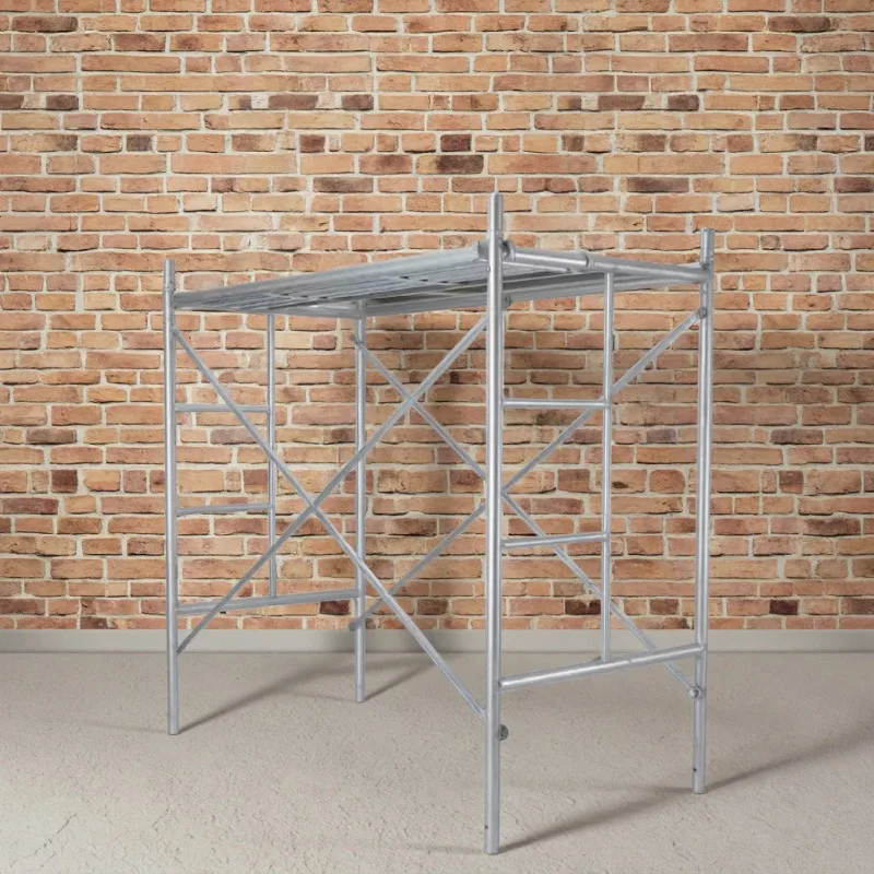 Galvanized Modular Frame Scaffolding Ladder Access Strong Support Safety Compliance for Exterior Workshop Outdoor Building