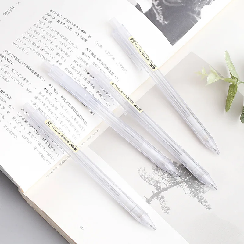 0.5/0.7 มม.ดินสออัตโนมัติชุด HB/2B เติมดินสอสําหรับวาด Sketching นักเรียนโรงเรียนเครื่องเขียนน่ารัก
