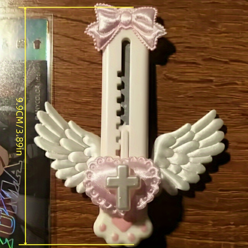 1 PC Punk Dopamine สไตล์ขนาดกะทัดรัดน้ําหนักเบาน่ารักกระเป๋ามีดยูทิลิตี้สําหรับ DIY,ศิลปะตัดแกะสลัก Scrapbooking