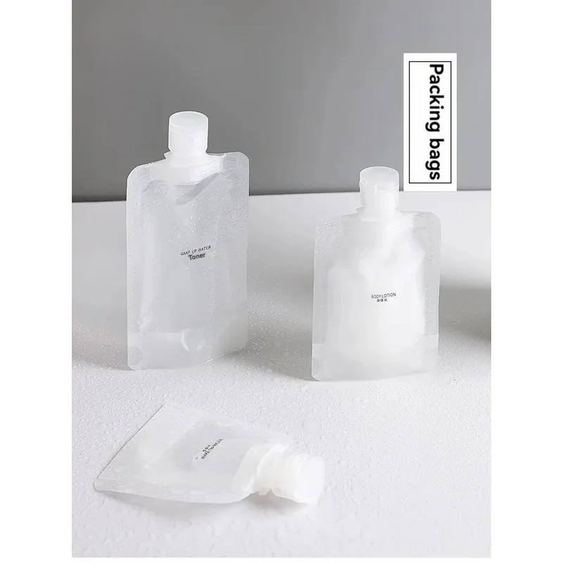 10cs 30/50/100ML Thickened Travel Subpackage Cosmetic Lotion Shower Gel Shampoo Portable Facial Cleanser
