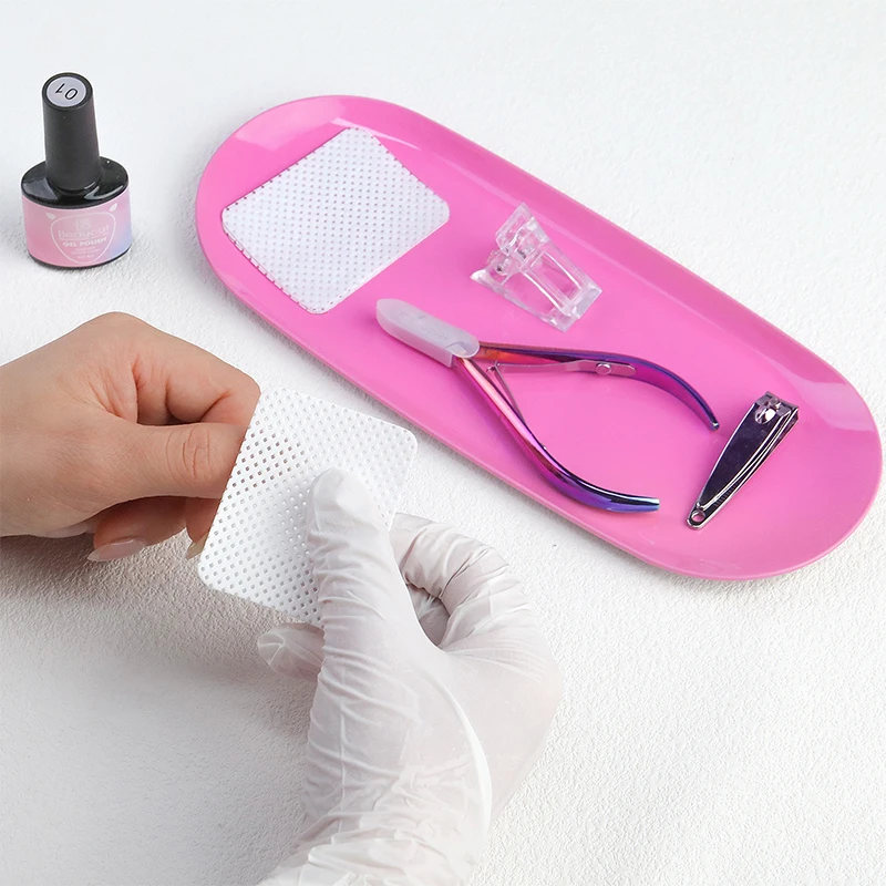 ใหม่สแตนเลสเครื่องสําอางค์ถาดรูปหัวใจเล็บอุปกรณ์ศิลปะแผ่นผ่าตัดทันตกรรม Salon เล็บเครื่องมือ