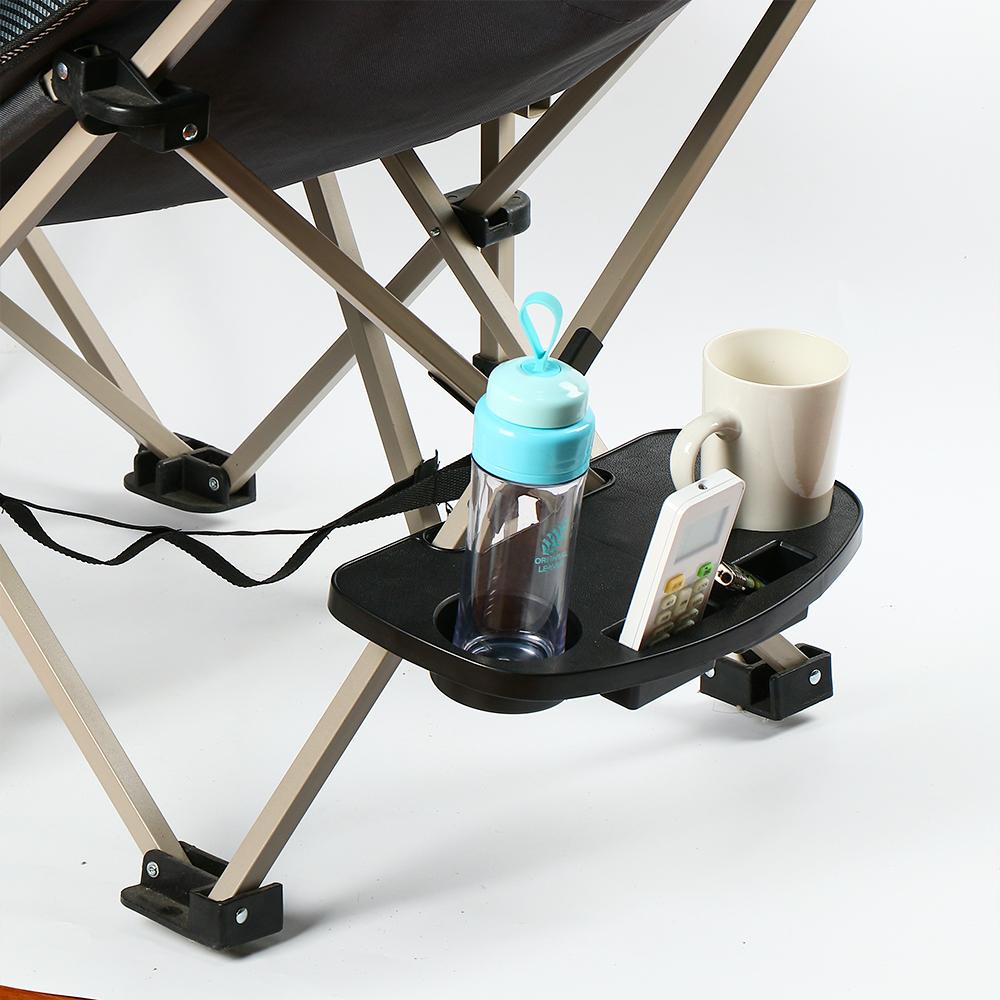 Clip en bandeja de mesa silla relajante plegable soporte para bebidas pesca Camping playa