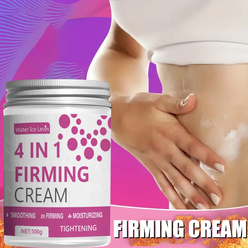 Creme Firmador 4 em 1, Gengibre, Aloe Vera e Essência de Café - Creme Hidratante Corporal para Abdominais, Braços e Pernas
