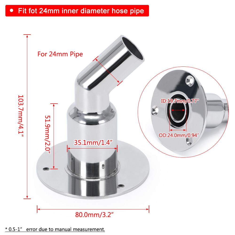 Đồng Hồ Nam Dây Thép Không Gỉ 316 Thru Thân Tàu Xả Da Gù Ống Ổ Cắm Phần Cứng Một Phần Của Air Diesel Nóng Cho Thuyền Mềm xe Tải Xe Tải