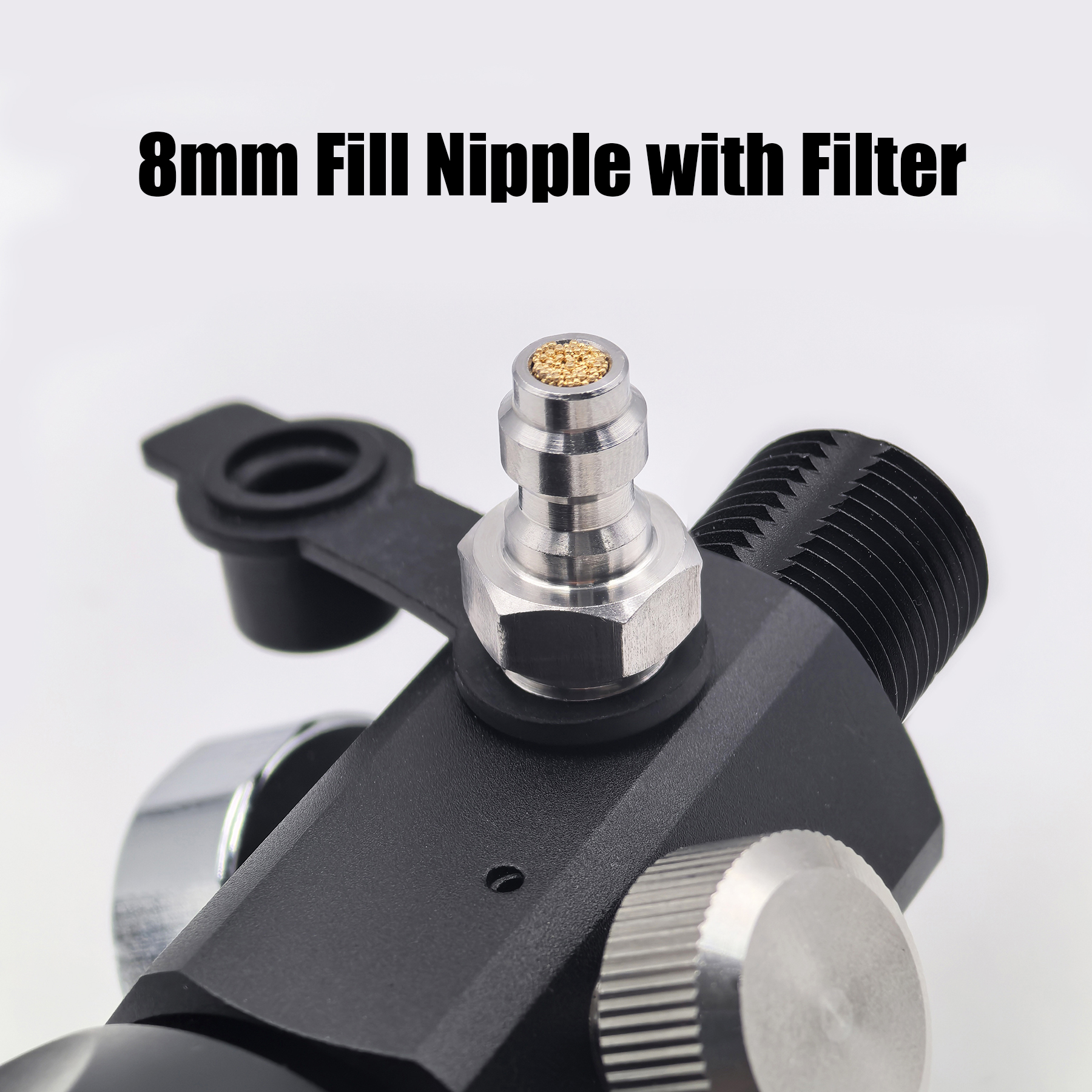 エアタンク充填バルブ,dinバルブ補充アダプター,充填ステーション,シリンダー,デュアルゲージ,4500psi, 300barスレッド,m18 * 1.5または5,8-18unf