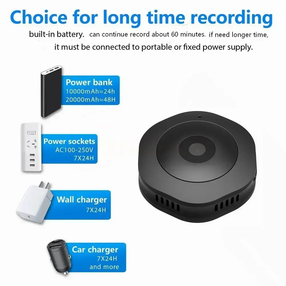 4K HD Smallest Mini Camera Espia Wifi Security Smart Home Surveillance Small Wifi Cam LR Night Vision Motion Detection Body Cam