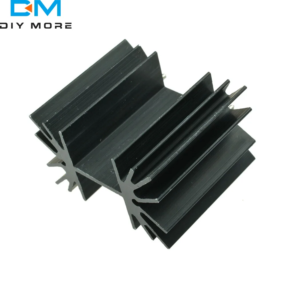 Raffreddamento del dissipatore di calore in alluminio IC da 1 pz 35x42x25,4 mm per transistor del modulo