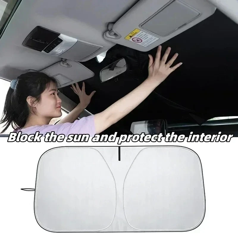 กระจกรถยนต์ Sun Shade สําหรับ Citroen Picasso Sunshade ฤดูร้อน Visor Protector บล็อกพับได้รังสี UV อุปกรณ์ป้องกัน
